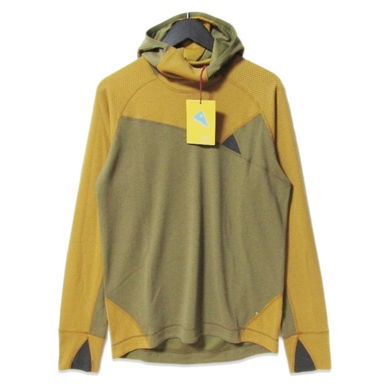 未使用 Klattermusen クレッタルムーセン Huge Hoodie M's 20643 フーゲクルー プルオーバーパーカー ミッドレイヤー Olive M 27113519