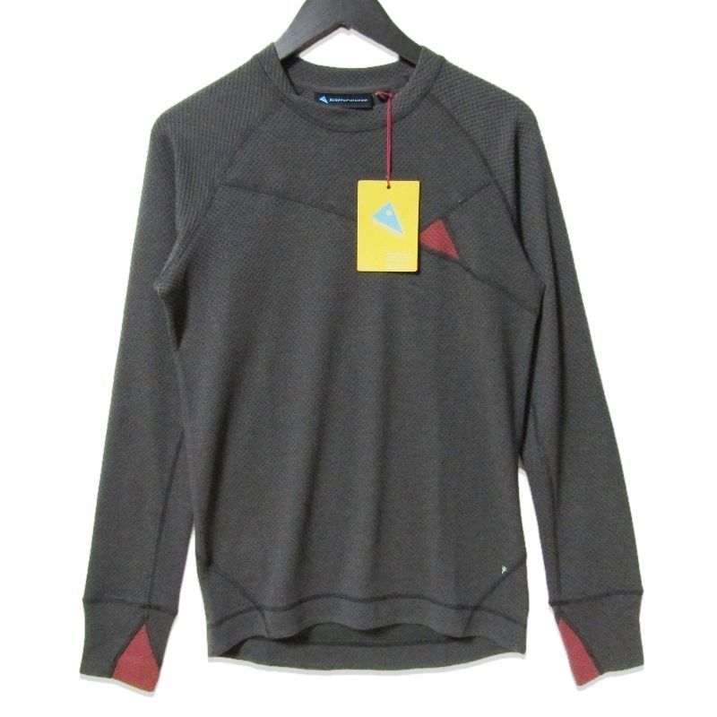 未使用 Klattermusen クレッタルムーセン Huge Crew M's 20644 フーゲクルー 長袖Tシャツ ミッドレイヤー Raven XS 27113515