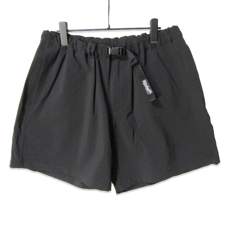 美品 CALEE キャリー WEATHER CLOTH EASY SHORTS CL-25SS053 イージーショーツ ウェザークロス ブラック 黒 L 27113570