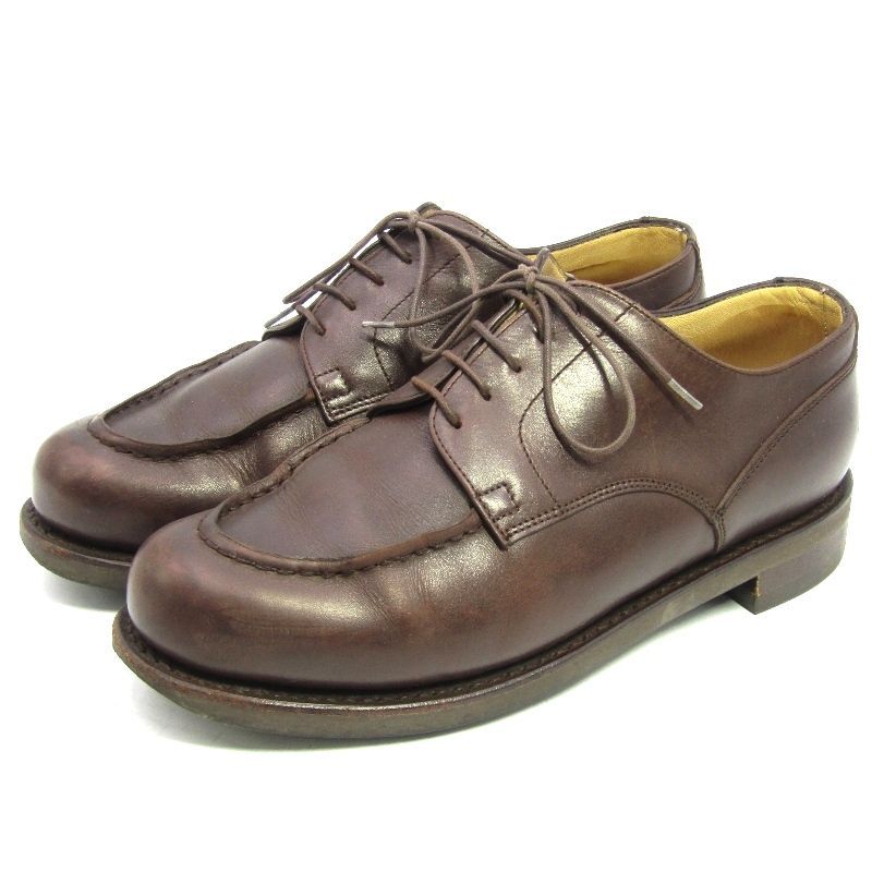 Paraboot パラブーツ UK6.5F Uチップ シャンボード リスレザー CHAMBORD グッドイヤー タグレス仕様 外羽根 ブラウン LIS CAFE 35005518
