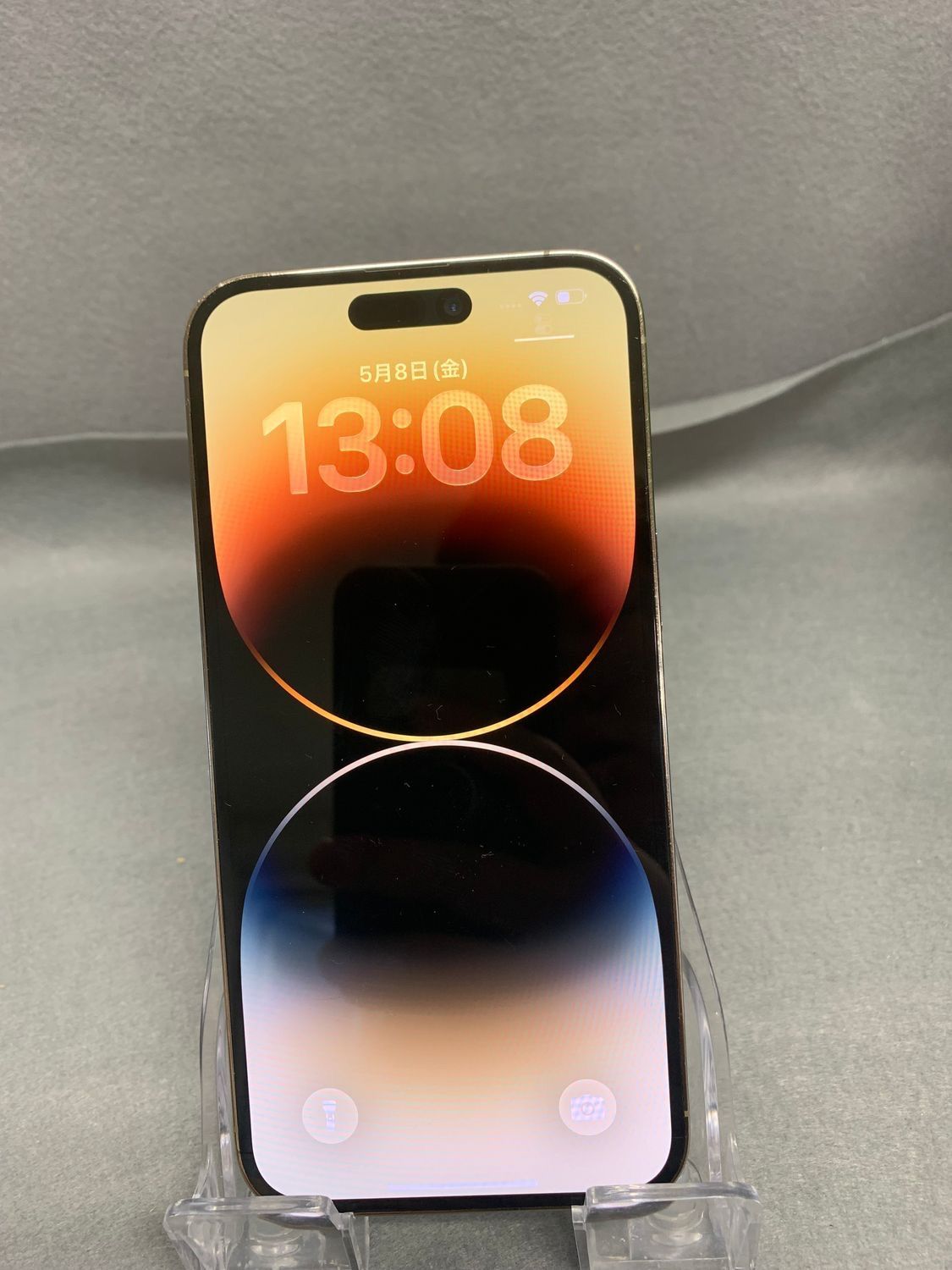 美品　国内版　SIMフリー　iPhone14　pro　max 128GB ゴールド色