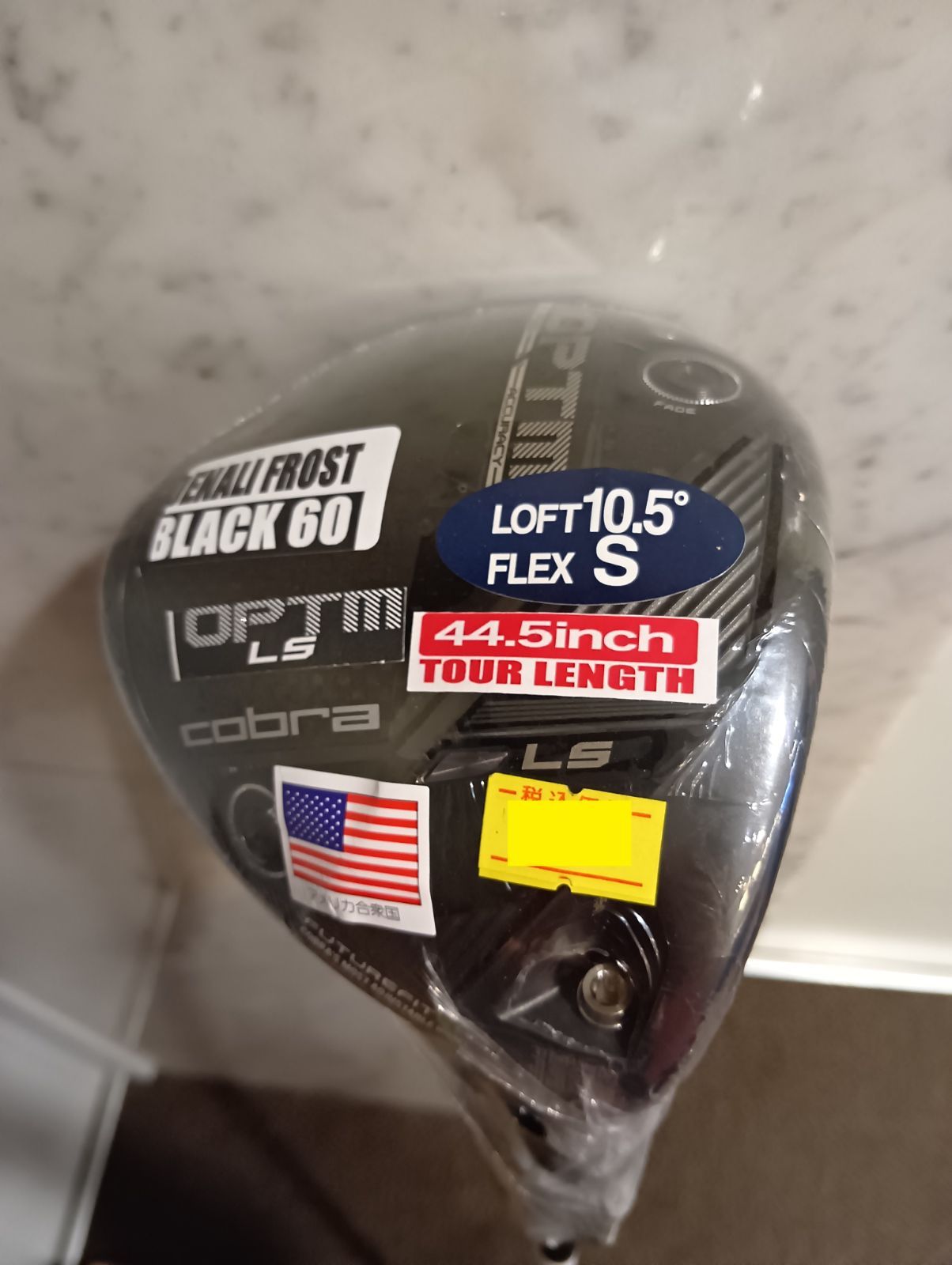 Dr【新品未使用】コブラ 2026 OPTM LS Driver ツアーレングス ドライバー 44.5インチ メンズ 右用 10.5度Denali Black Frost 60/S カーボン USA直輸入品(新橋店）