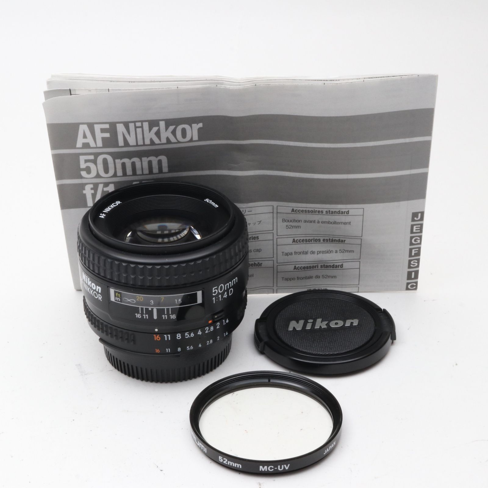 Nikon Ai AF Nikkor 50mm F1.4D フルサイズ対応 〔NIKON F マウント〕