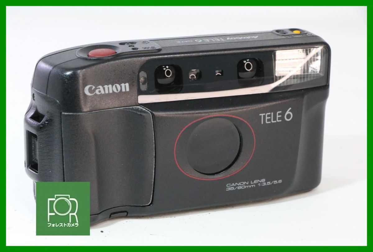 【動作保証・点検済】良品■Canon Autoboy TELE 6■■フラッシュも完動■AB317