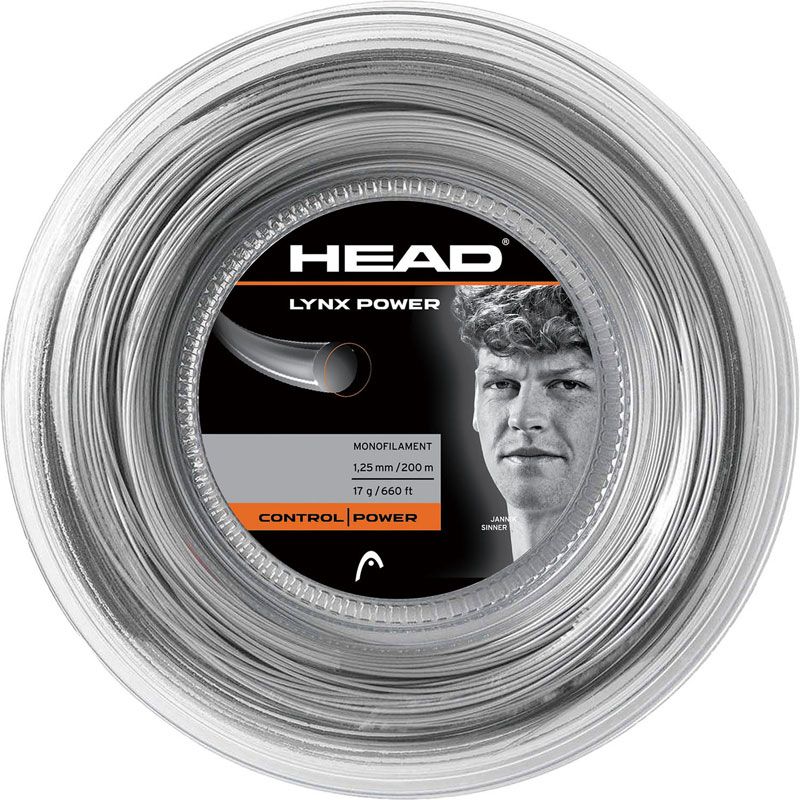 HEAD(ヘッド) リンクス パワー リール 硬式テニス ストリングス 硬式テニスストリングス 281056、シルバー