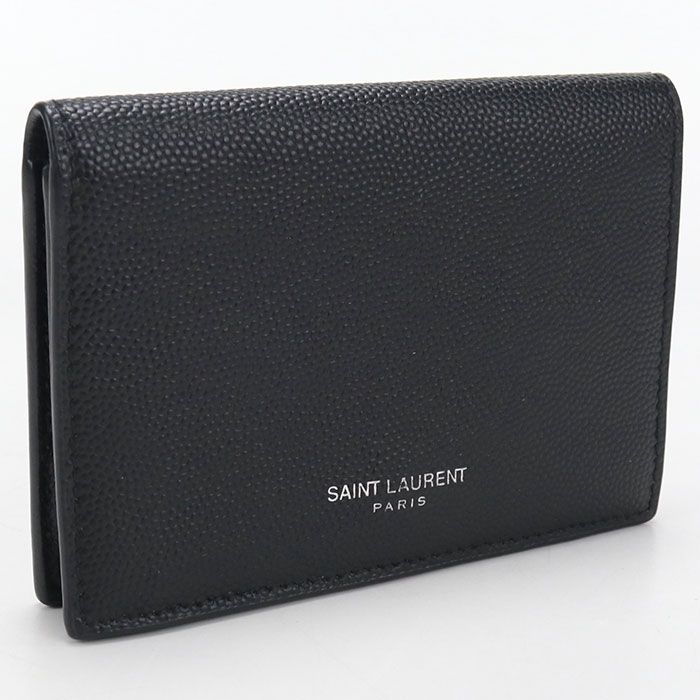 SAINT LAURENT サンローラン ビジネスカードケース 469338 名刺入れ カーフ【中古】 メンズ