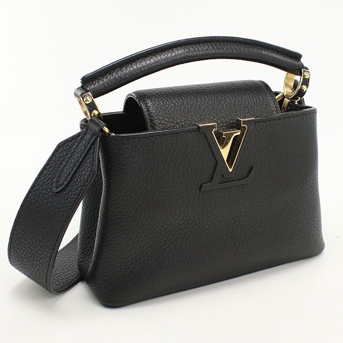 LOUIS VUITTON ルイヴィトン カプシーヌMINI トリヨン M56669 ハンドバッグ レザー【中古】 レディース