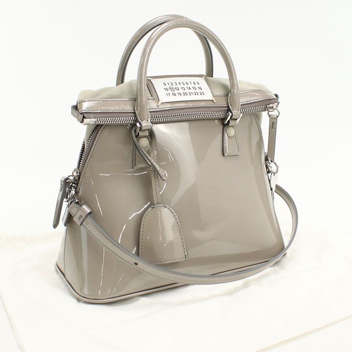 Maison Margiela メゾンマルジェラ 2WAY 5AC S56WG0082 ハンドバッグ パテントレザー【中古】 レディース