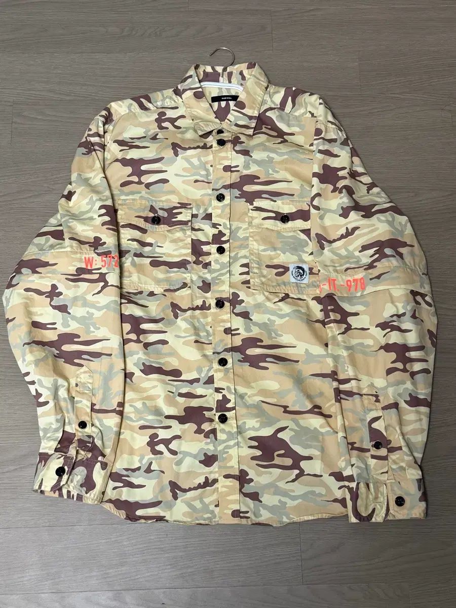 DIESEL カモフラージュ シャツ L