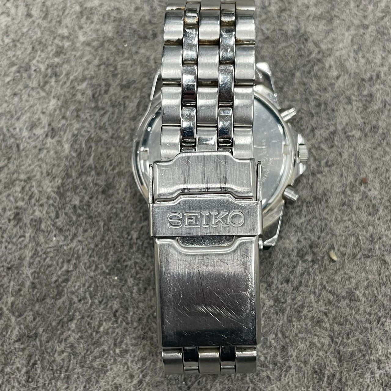 SEIKO 腕時計 メンズ 7T92-0DW0 セイコー クロノグラフ 箱付き コマ 