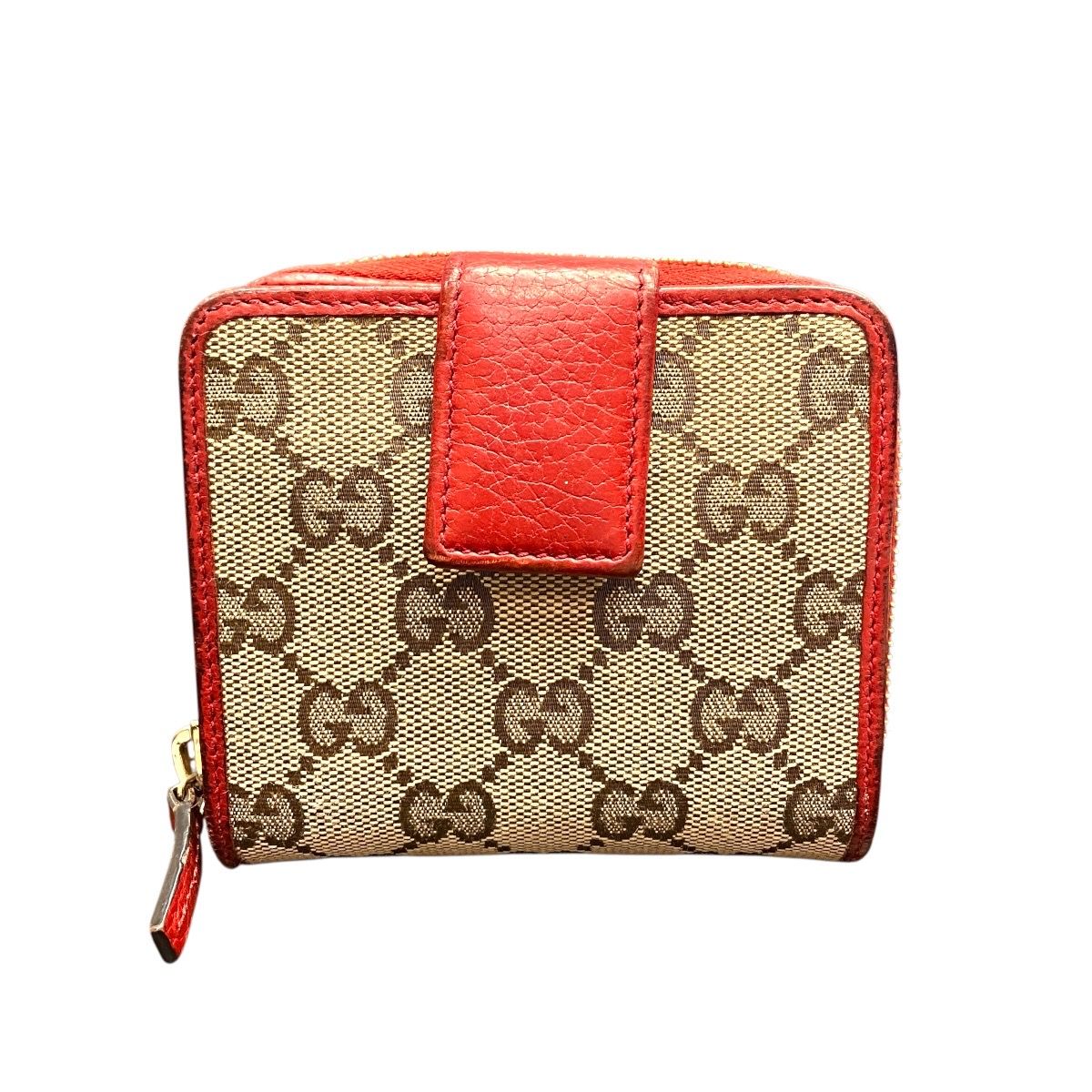 グッチ GUCCI GGキャンバスコンパクトウォレット 二つ折り財布 キャンバス レザー 346056 ユニセックス