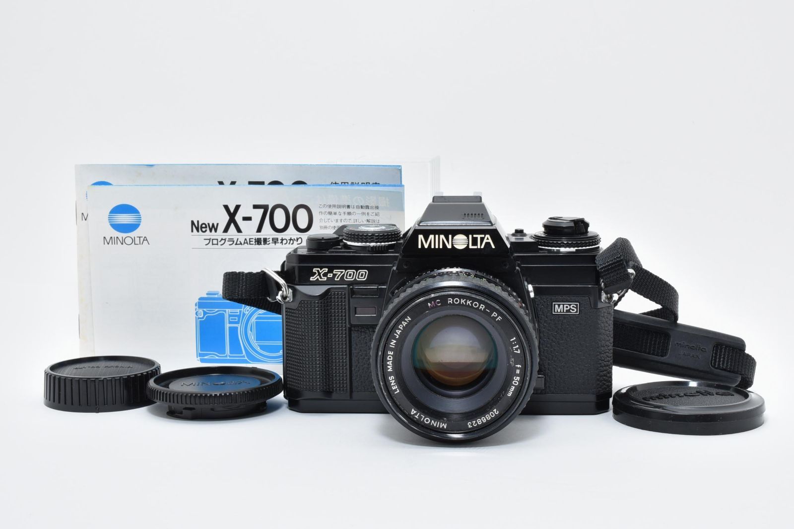 [美品] 完動品ミノルタ New X-700 ボディ フィルムカメラ