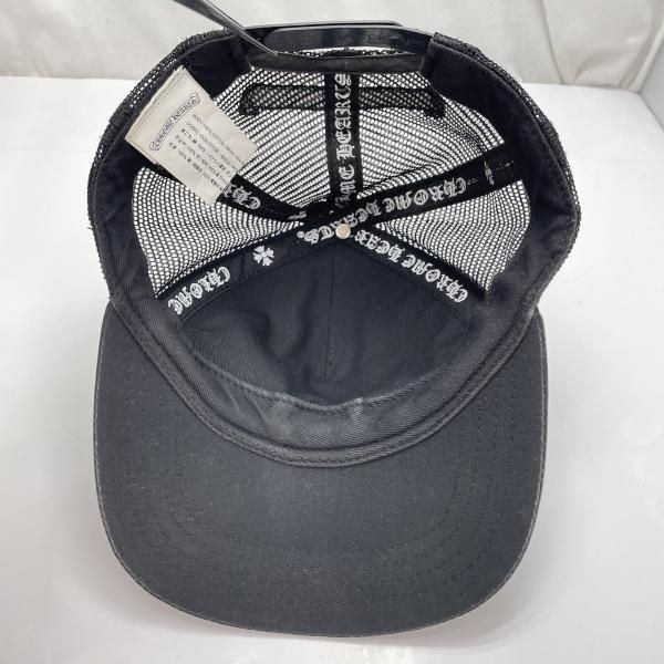 中古】CHROME HEARTS クロス刺繍 トラッカーキャップ サイズONESIZE 黒 