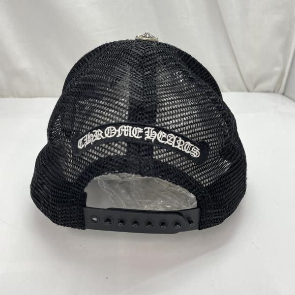 中古】CHROME HEARTS クロス刺繍 トラッカーキャップ サイズONESIZE 黒