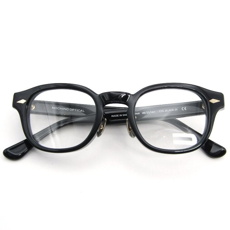 未使用 NOCHINO OPTICAL ノチノオプティカル サングラス NOCHINO FR #1 GLOSS BLACK 54000862