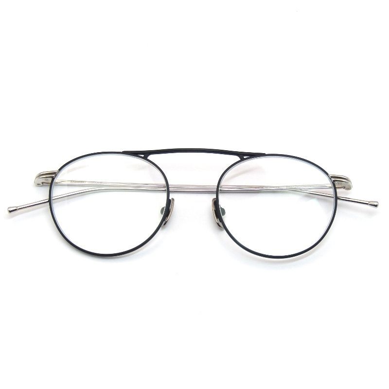 未使用 Mr.Gentleman EYEWEAR ミスタージェントルマン メガネフレーム BASQUIAT 日本製 バスキア E Matte Black/Silver 61005425
