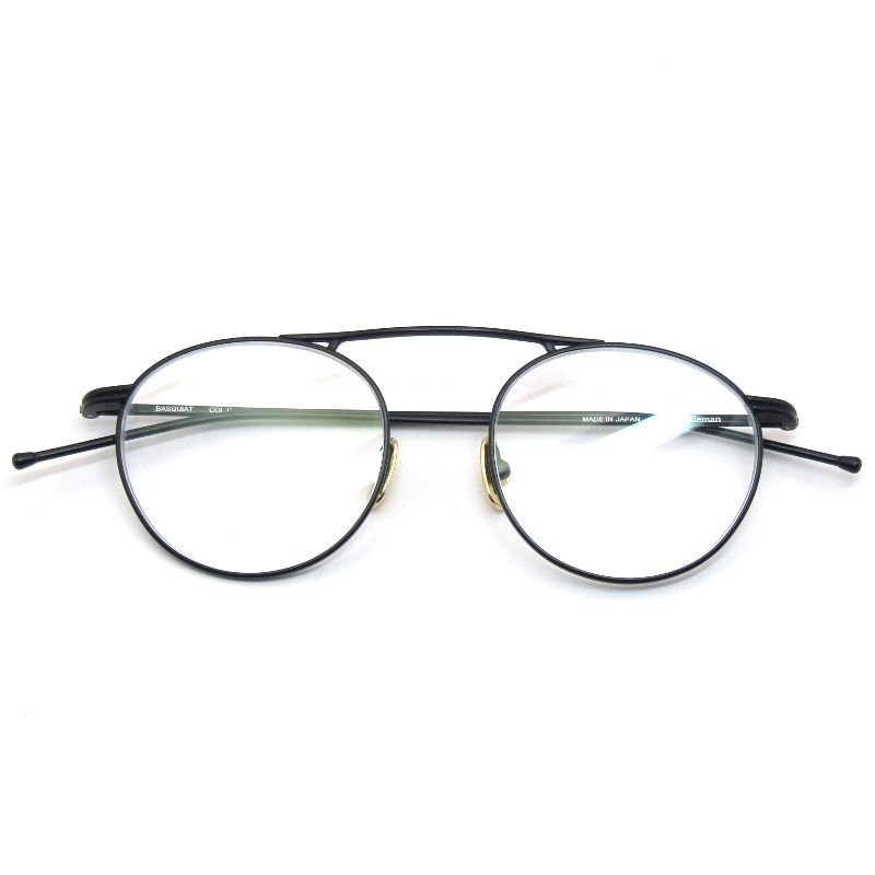 未使用 Mr.Gentleman EYEWEAR ミスタージェントルマン メガネフレーム BASQUIAT 日本製 バスキア ボストン C Matte Black 61005426 未使用 Mr.Gentleman EYEWEAR ミスタージェントルマン メガネフレーム