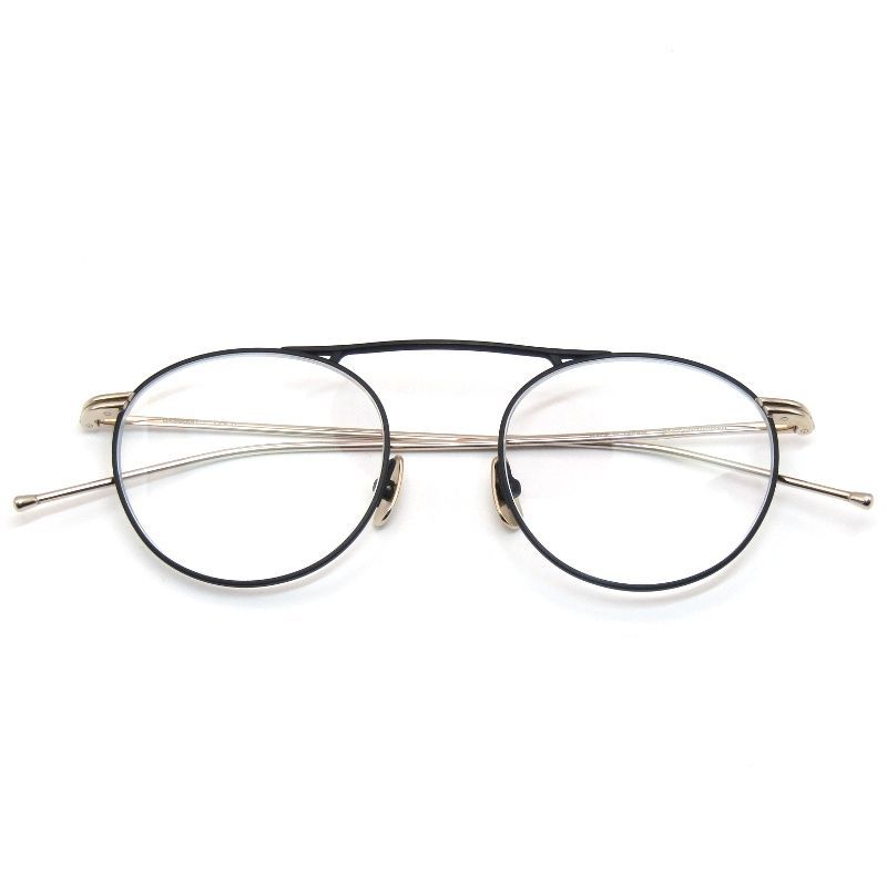 未使用 Mr.Gentleman EYEWEAR ミスタージェントルマン メガネフレーム BASQUIAT 日本製 バスキア ボストン D Matte Black/Gold 61005427 24,820円