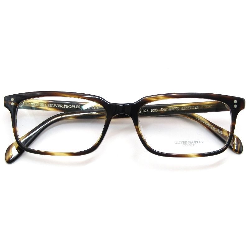 未使用 OLIVER PEOPLES L.A. オリバーピープルズ メガネフレーム OV5102A Denison-J イタリア製 デニソン 1003 Cocobolo 61005439