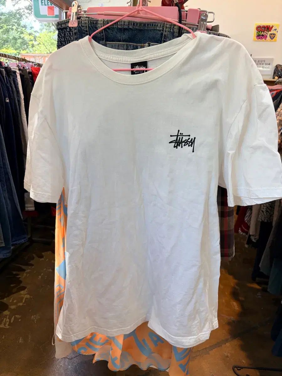 STU SaTurday of Us STUSSY ステューシー 半袖 Tシャツ 白 5,495円