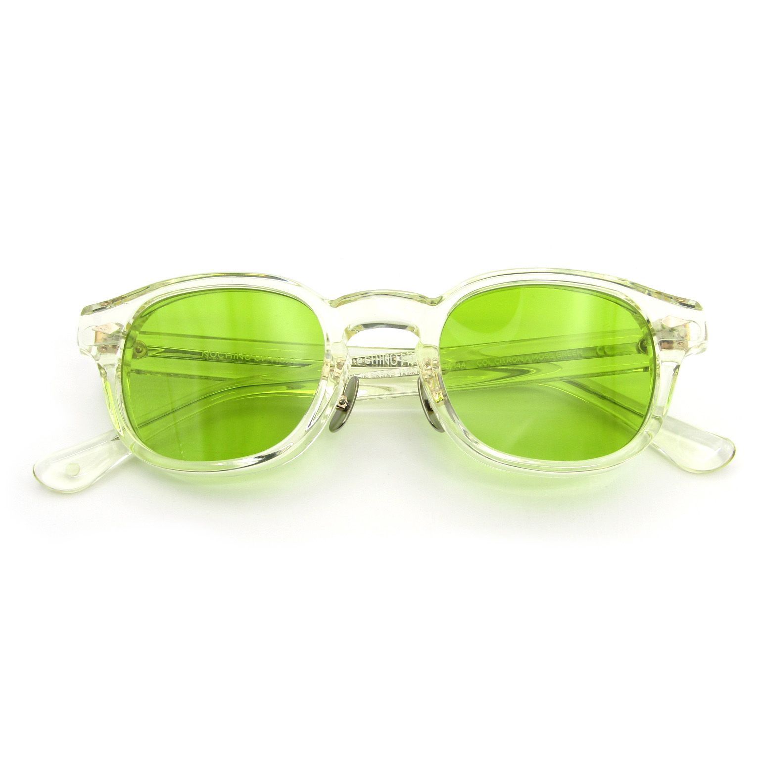 未使用 NOCHINO OPTICAL ノチノオプティカル サングラス NOCHINO FR ＃4 日本製 ノチノ 非調光 8mm厚フロント CITRON 54000848