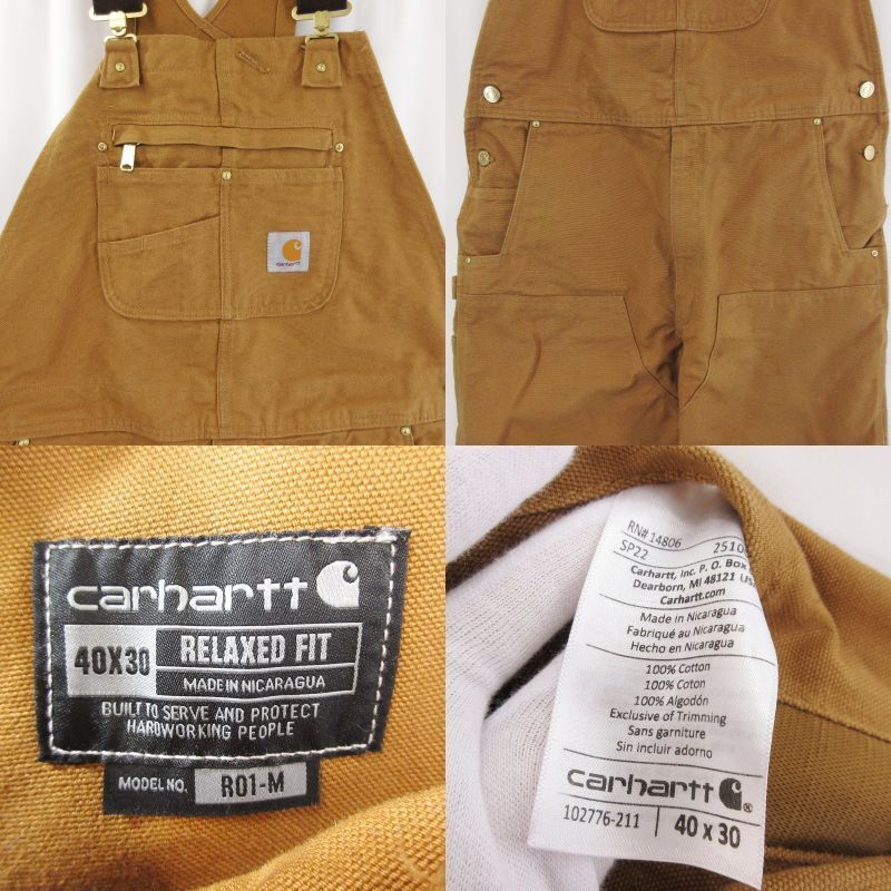 Carhartt カーハート オーバーオール 102776-211 DUCK BIB OVERALL