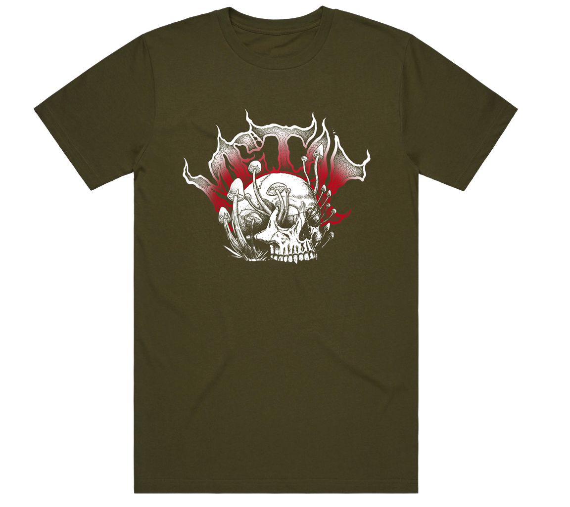 METAL SKATEBOARDS / METAL MUSHROOM T-SHIRT