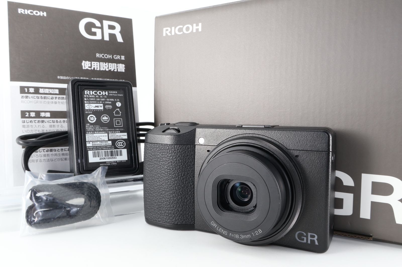 極美品】《 ショット数2977 回》RICOH GR III リコー ブラック