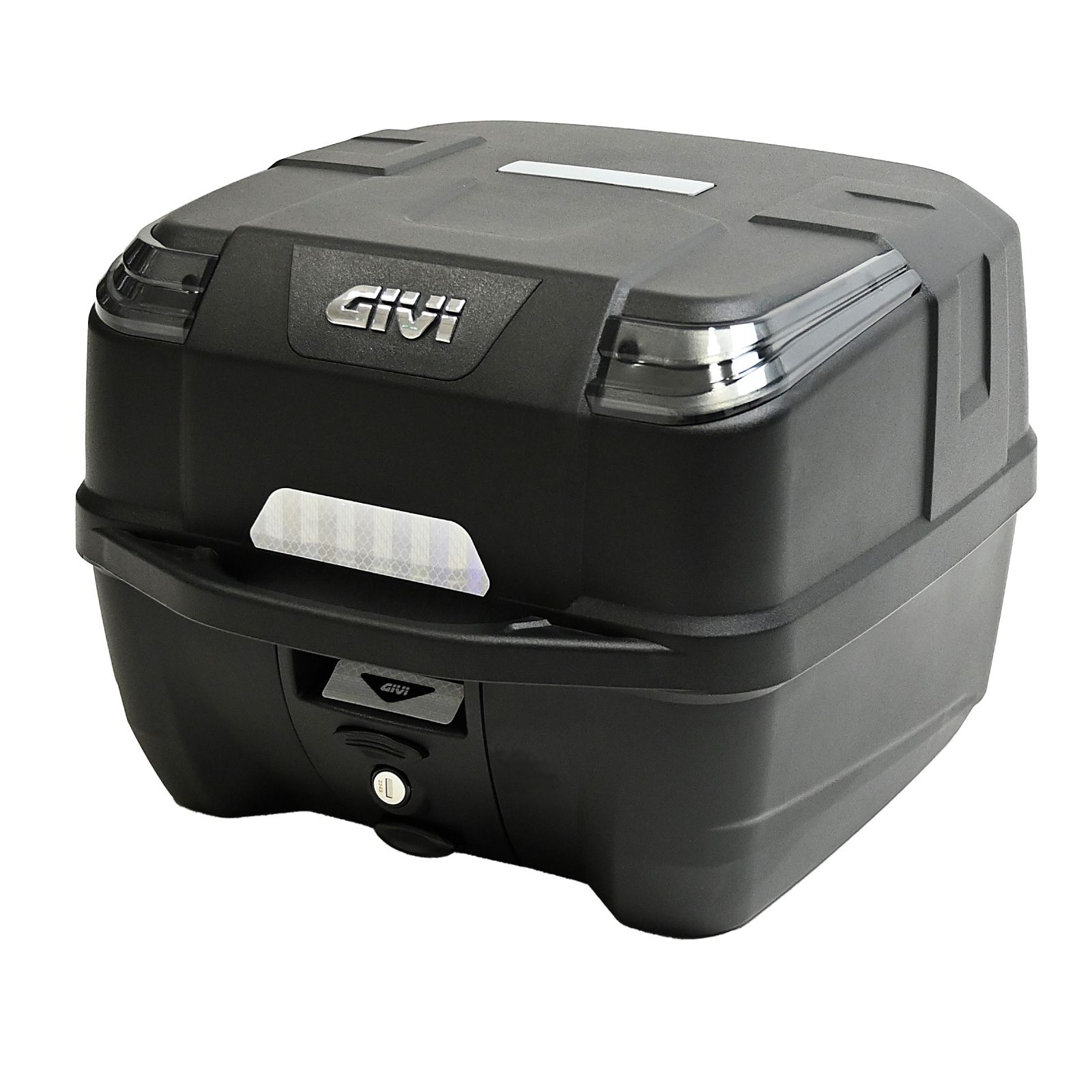 GIVI ジビ バイク用 リアボックス 33L 未塗装ブラック モノロックケース ATLASシリーズ B33N2MD スモークリフレクター トップケース