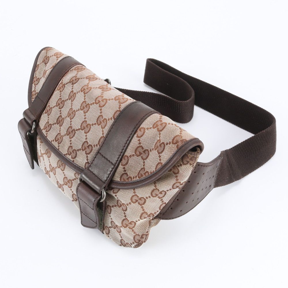 グッチ GUCCI 28566 GG ボディバッグ ウエストポーチ ピンク 【公式