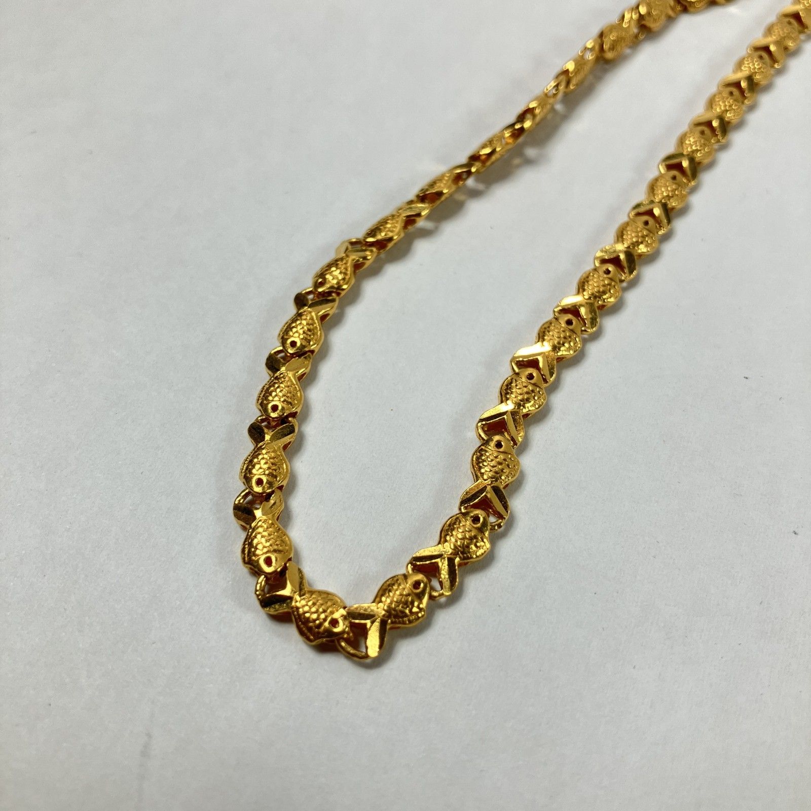 ☆ 995刻印 安刻印 K18刻印 24金 18金 イエローゴールド ネックレス 