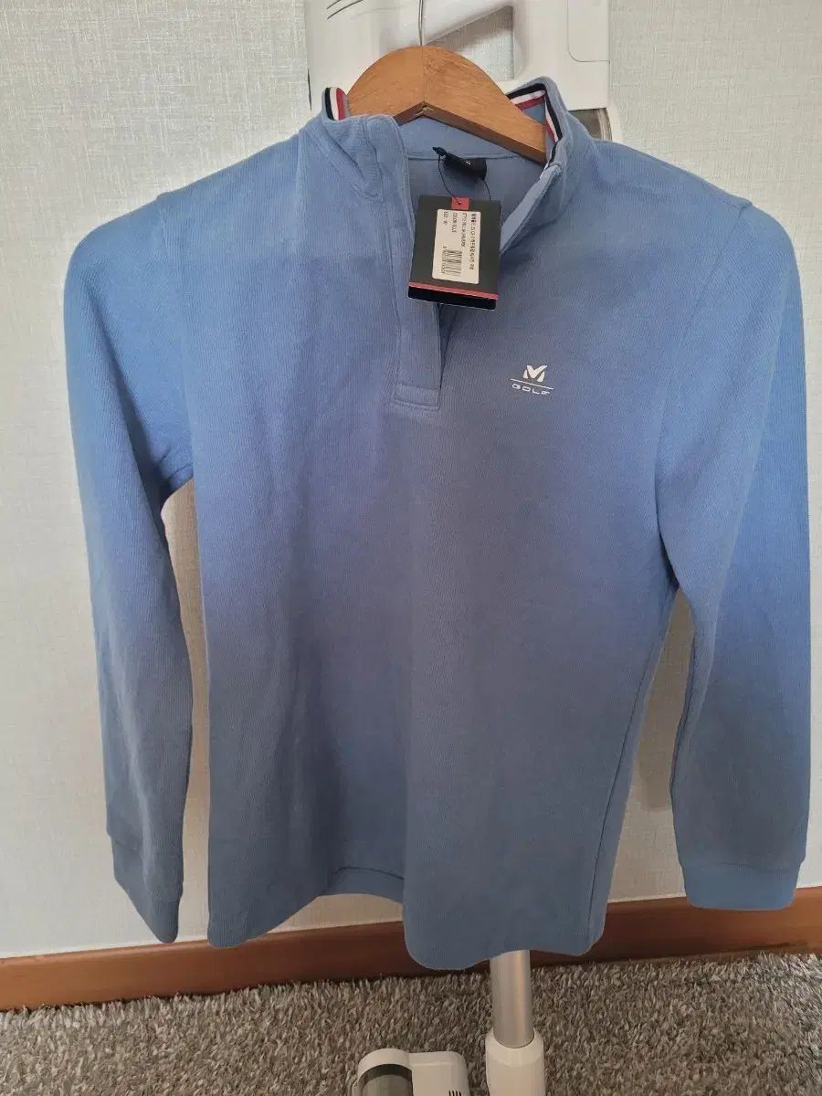 ミレー golf ブルー 長袖 Tシャツ