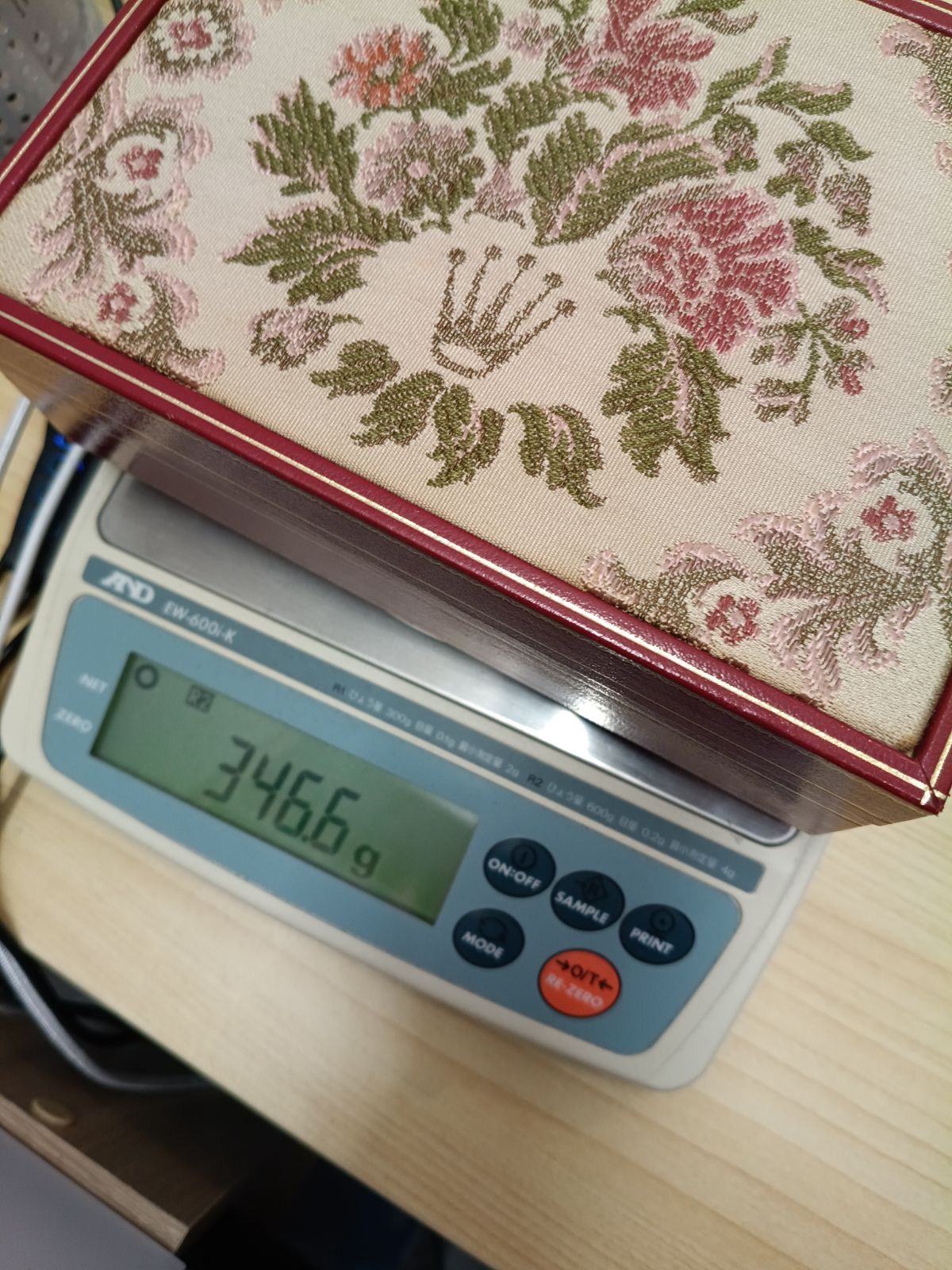 ROLEX 高級花柄刺繍ケース ビンテージレトロ 希少】ROLEX ロレックス 純正 アンティークボックス 花柄 刺繍 布張り