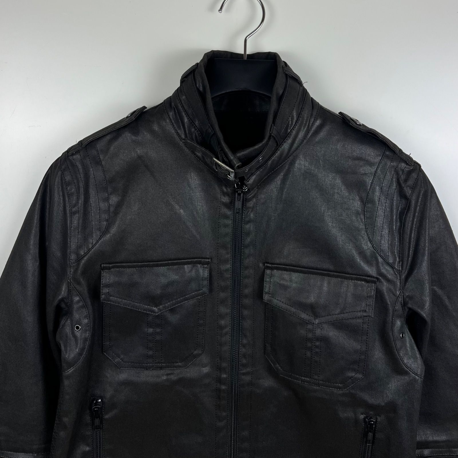 SCHLUSSEL 00s y2k archive coating cotton jacket 3 L シュリセル 