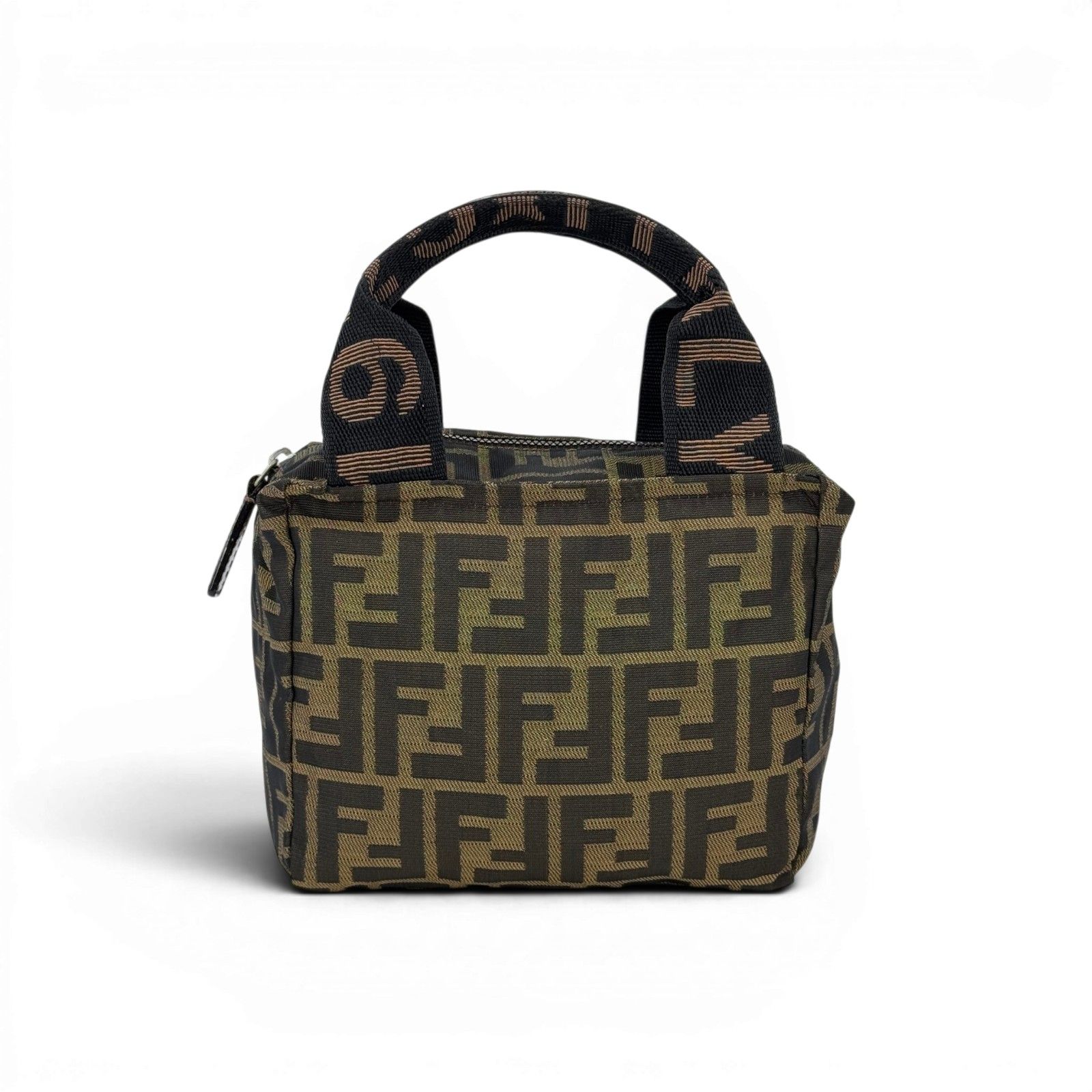 FENDI ズッカ ナイロン ハンドバッグ