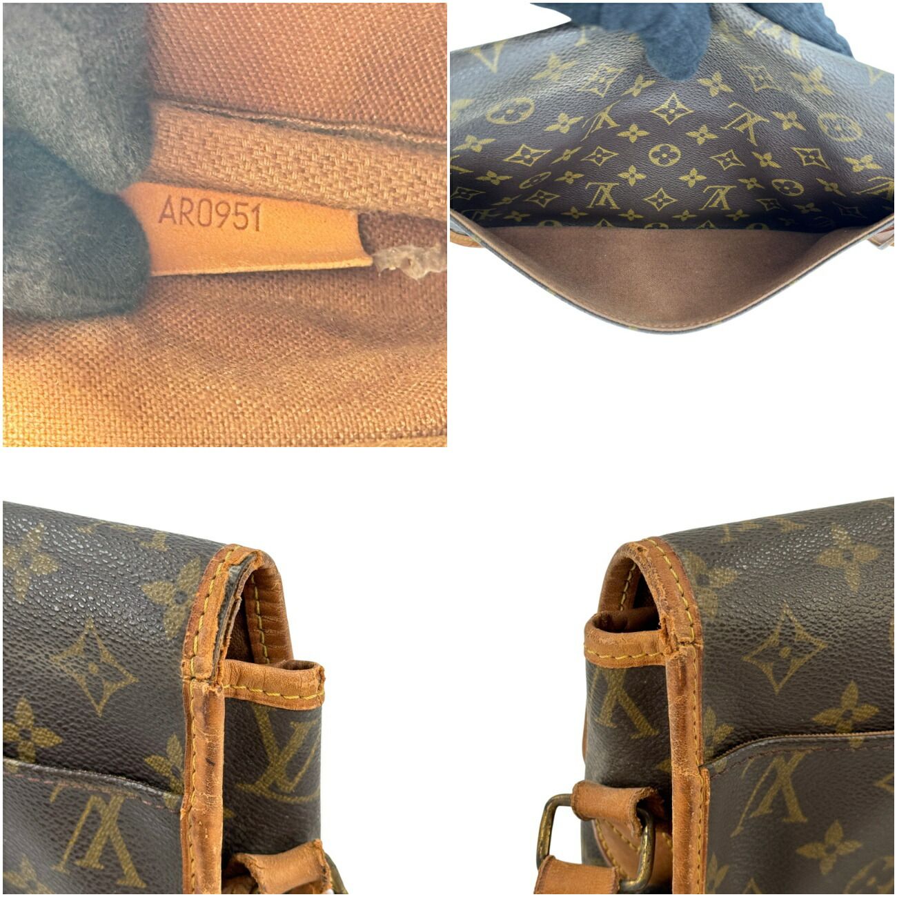 LOUIS VUITTON ジベシエールMM モノグラム フラップ ショルダー M42247 