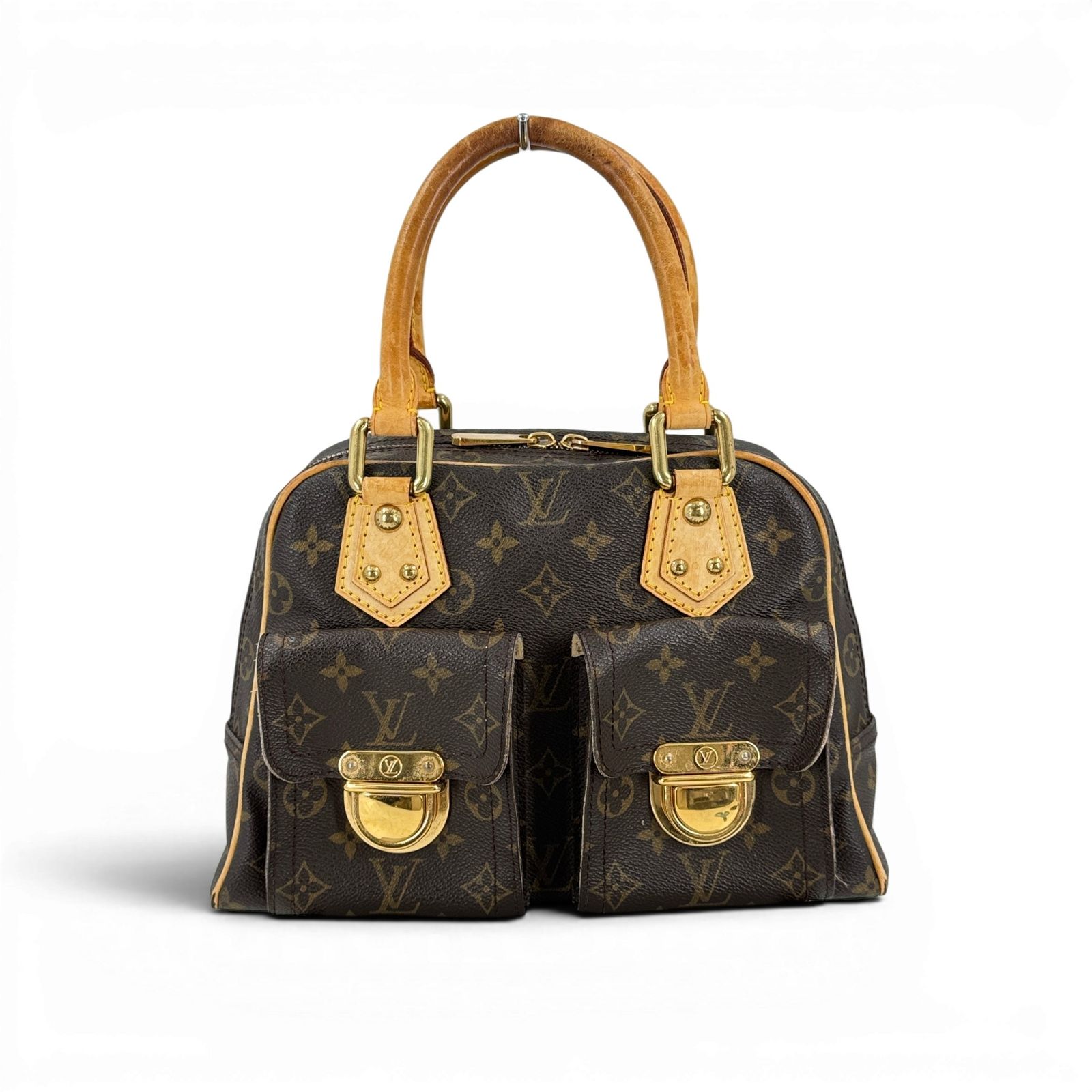 LOUIS VUITTON マンハッタンPM モノグラム ハンドバッグ M40026 キャンバス