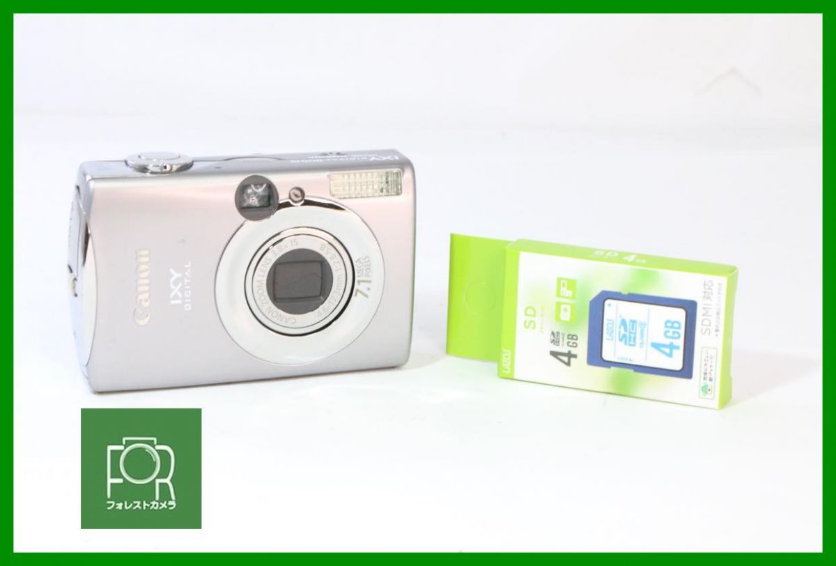 【動作保証・点検済】良品■Canon IXY DIGITAL 900 IS■■バッテリー付き・チャージャーなし・4GB SDカード付き■■MMM808