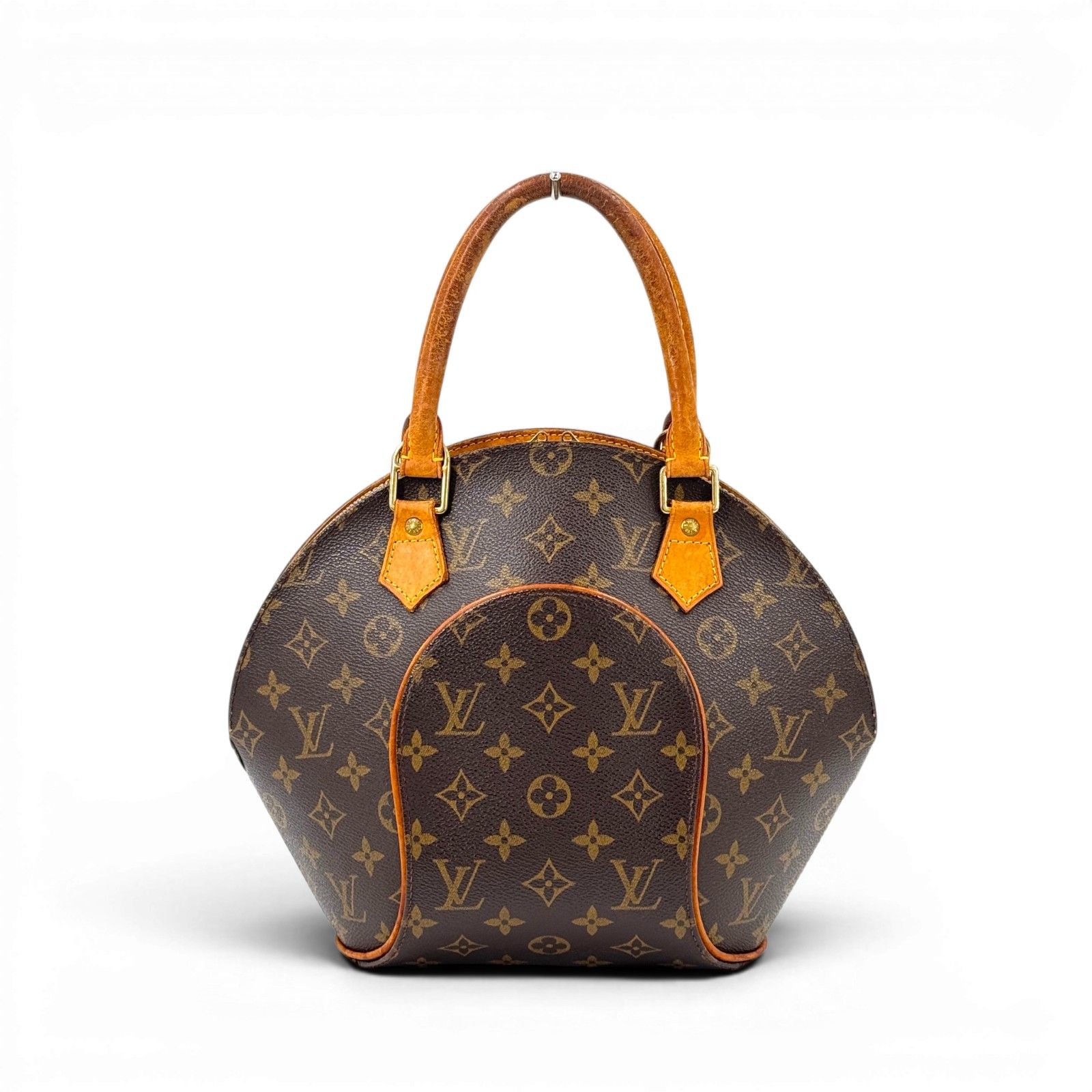 LOUIS VUITTON エリプスPM モノグラム キャンバス ブラウン ハンドバッグ ドーム型 M51127