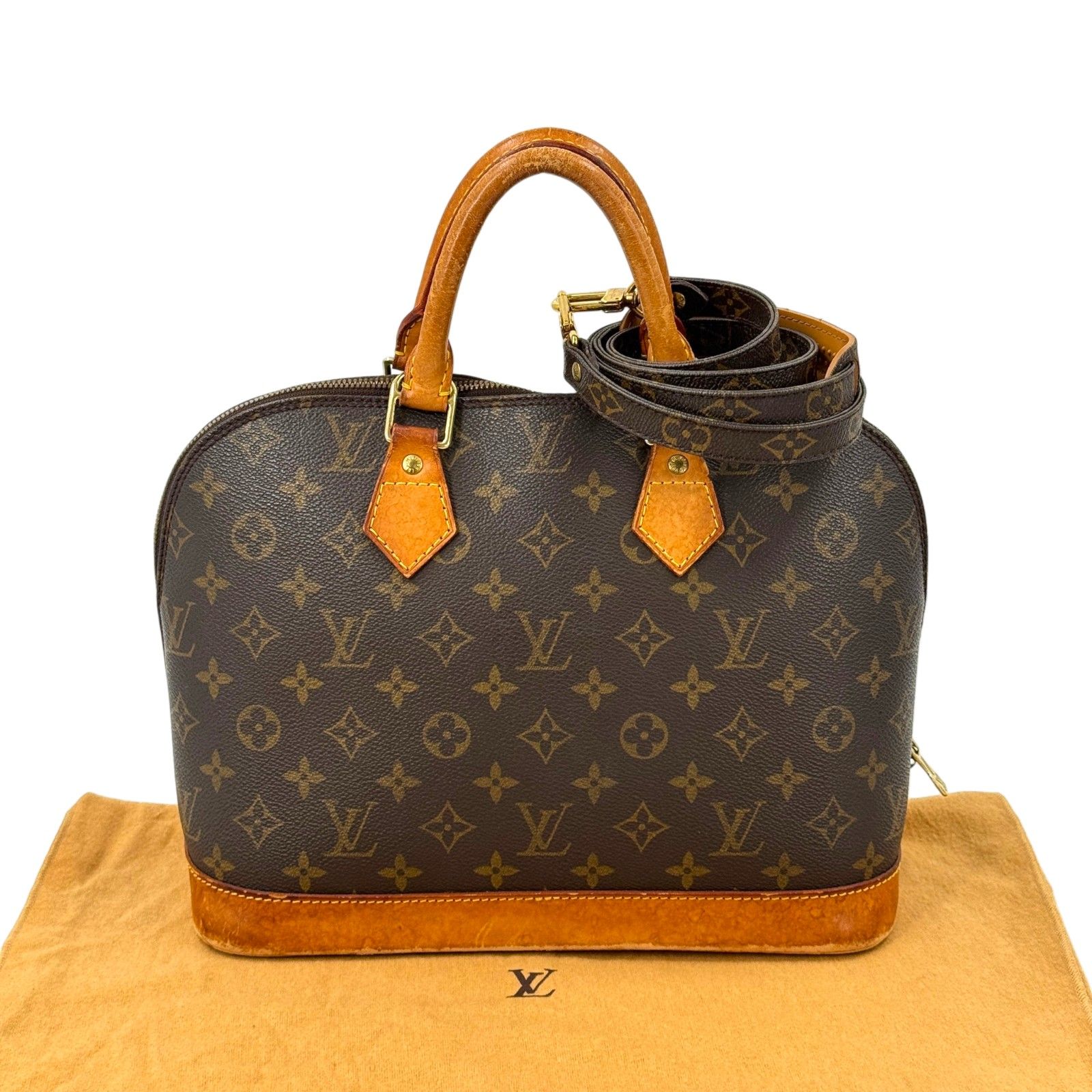 LOUIS VUITTON アルマPM モノグラム ハンドバッグ M51130 キャンバス