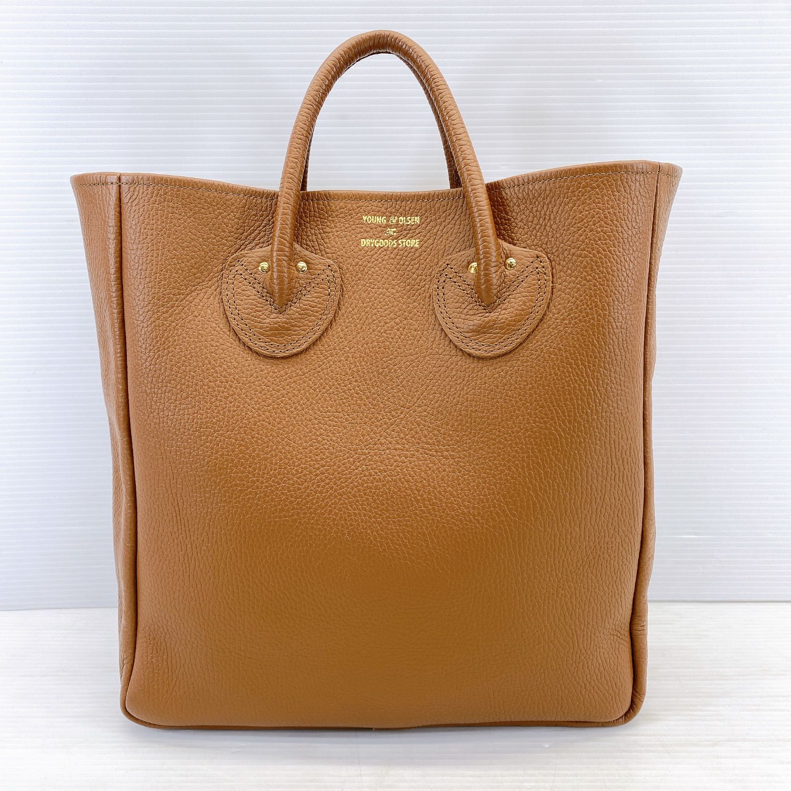 ■ YOUNG ＆ OLSEN レザー ハンドバッグ トートバッグ ブラウン 中古品 ■