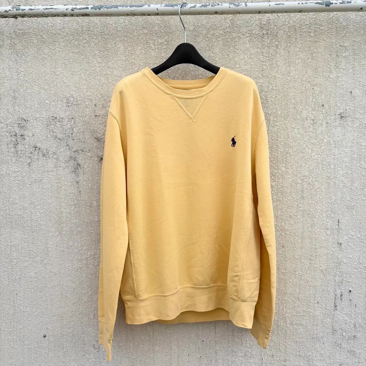 M)ポロラルフローレン ケンチャナ yellow スウェット トレーナー