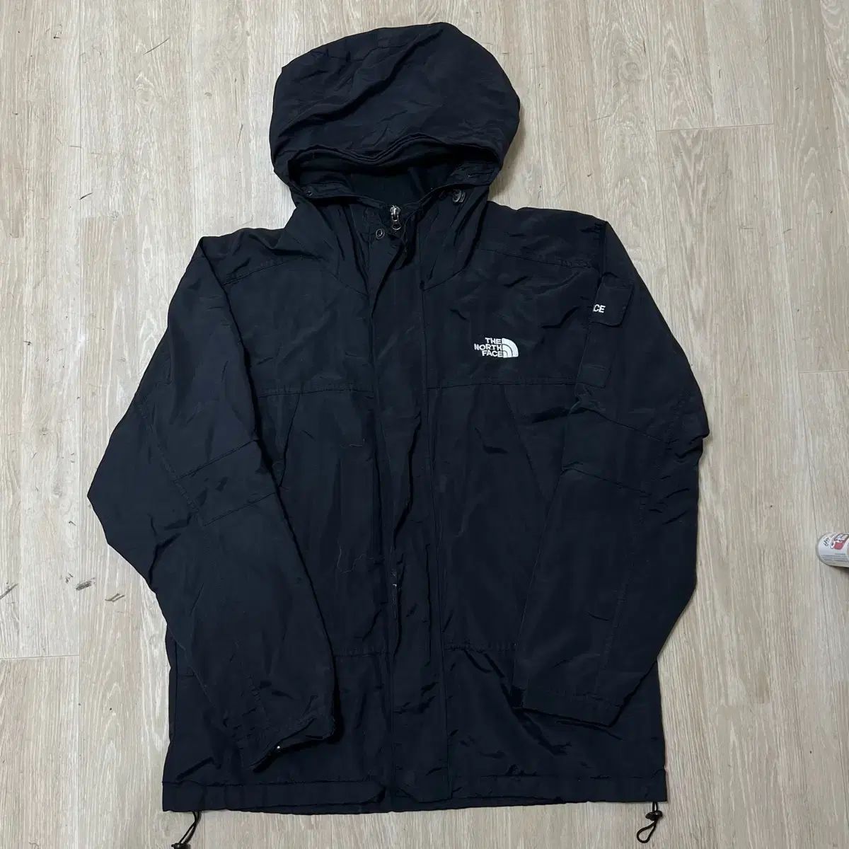 THE NORTH FACE ザノースフェイス メンズ ロゴ フード ウィンドブレーカー ジャケット L/100