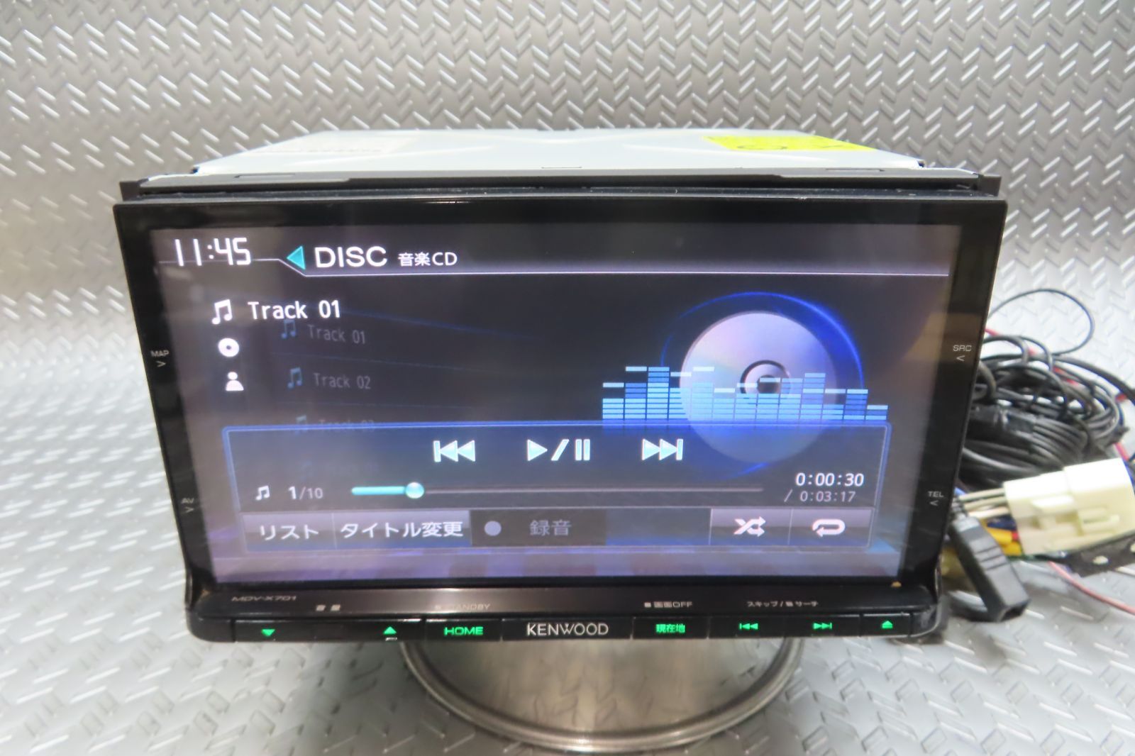完動品保証付☆W7114/ケンウッド メモリーナビ MDV-X701 TV地 