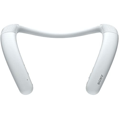 ソニー(SONY) ワイヤレスネックバンドスピーカー SRS-NB10: 首掛け式/2つの高性能マイク搭載でテレワークで活躍/軽量で長時間使用しても疲れにくくゲームでも活躍/生活防水IPX4/ハンズフリー通話/マイクオンオフボタン搭載/軽量113g/長時間バッ