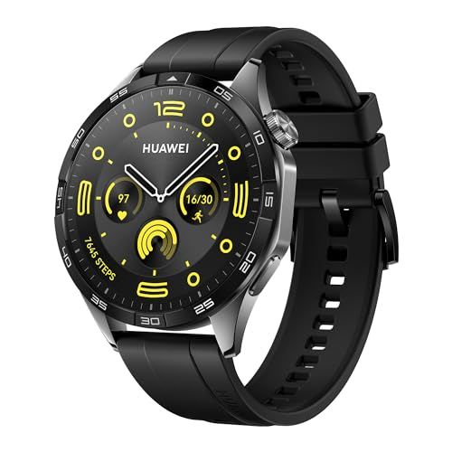 HUAWEI WATCH GT 4 46mm ゴルフナビ搭載 スマートウォッチ コース攻略 練習モード 最長14日間持続ロングバッテリー GNSS測位(GPS) カロリー管理 睡眠中呼吸乱れ検知 24時間健康管理 100種類以上の専門的ワークアウトコーチ iO
