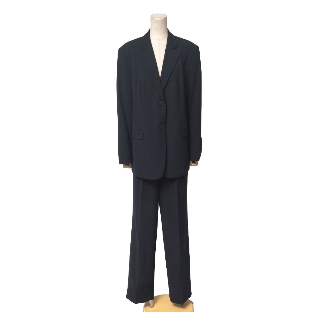 BURBERRY バーバリー パンツスーツ サイズ17ABR（48）/15ABR（46） テーラード ブレザー シングルジャケット ツータック スラックス ブランド古着【中古】20260508/RA8956
