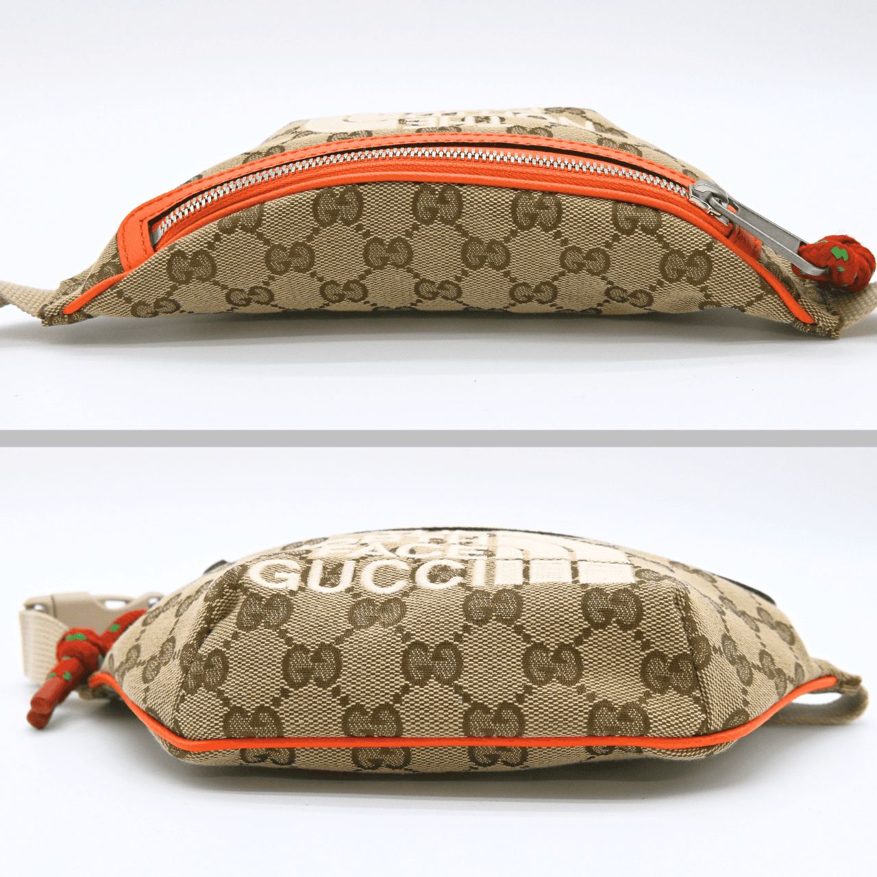 GUCCI グッチ GGキャンバス ボディバッグ オレンジ ブラウン