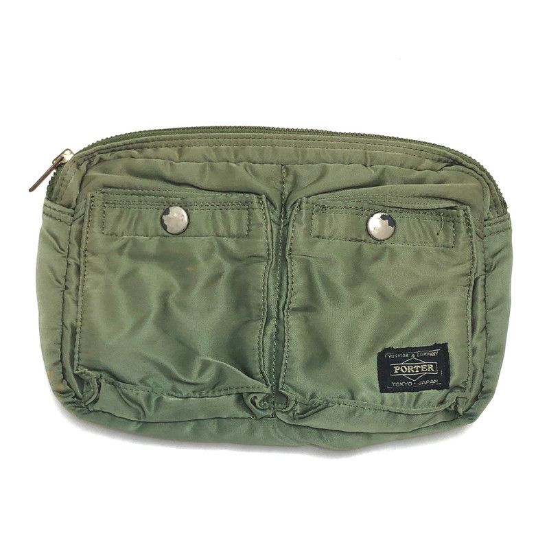 【現状渡し品】 PORTER ポーター TANKER WAIST BAG タンカー ウエストバッグ 鞄 吉田カバン 【188-260508-rs-07-fur】