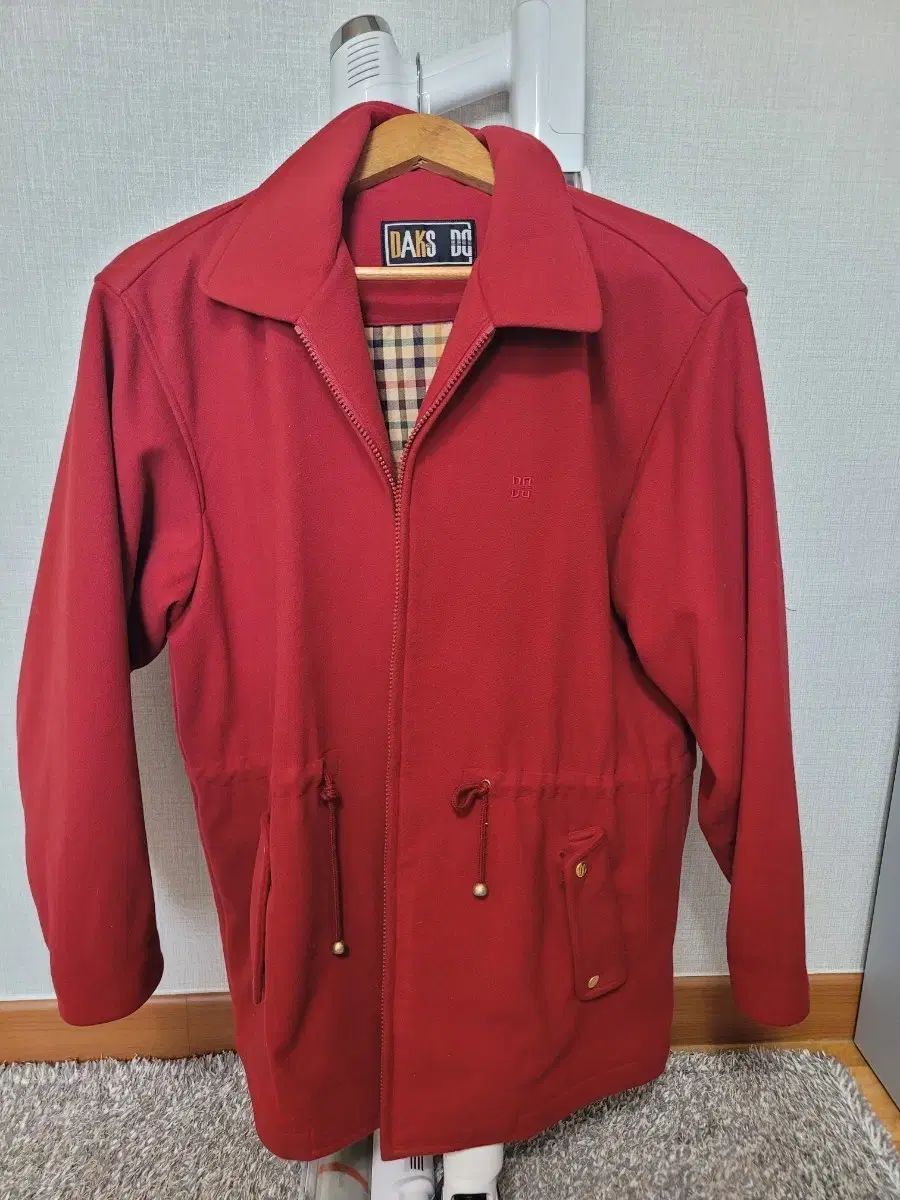 DAKS メンズ レッド CHECK 柄裏地 アウター
